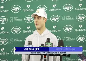 Zach Wilson after being named Week 14 AFC Offensive Player of the Week: 'You need to enjoy those kinds of things as week'