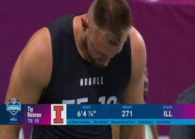 Tip Reiman runs official 4.64-second 40-yard dash at 2024 combine