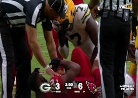 Quay Walker bursts through Cards backfield for 8-yard sack