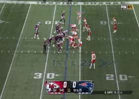 Derrick Nnadi tracks down Zappe for Chiefs' first sack