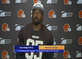 Myles Garrett on dealing with injuries: 'An injured animal is the fiercest' | 'GMFB'