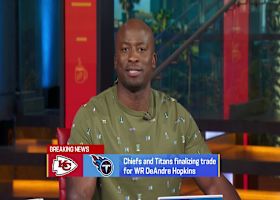 Gbajabiamila shares DeAndre Hopkins trade news reaction from Chiefs DE Chris Jones | 'GMFB'