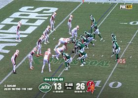 Tyrod Taylor zips pass on fourth down to Allen Lazard for late TD