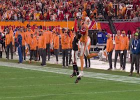 Can't-Miss Play: Evans Mosses a Falcon to snag 45-yard launch from Mayfield