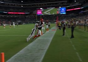 Tanner Hudson perfects toe tap for TD from Ridder