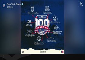 First look: New York Giants' commemorative logo for team's 100th anniversary