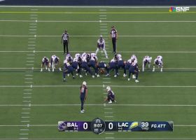 Dicker's 39-yard FG opens scoring in Ravens-Chargers 'SNF' matchup