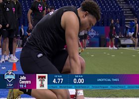 Jalin Conyers runs official 4.74-second 40-yard dash at 2025 combine