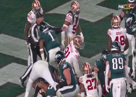 Scuffle breaks out after Hurts' TD run via 'Brotherly Shove' in third quarter
