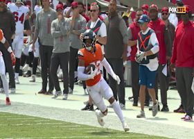 Brandon Jones jumps the route for 37-yard INT return