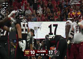 Falcons get big sack and 6-yard loss to end Commanders drive