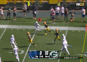 Willis has WHEELS! QB picks up first down with 19-yard scramble