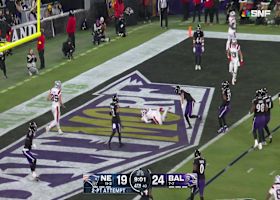 Maye's two-point-conversion pass to Stevenson trims Ravens' lead to 24-21 in fourth quarter