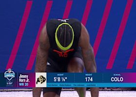 Jimmy Horn Jr.'s 2025 NFL Scouting Combine workout
