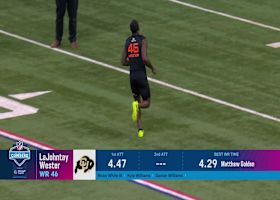 LaJohntay Wester runs official 4.46-second 40-yard dash at 2025 combine