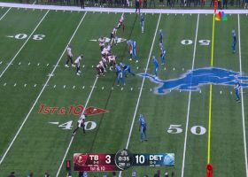 Mayfield's sideline dime enters Evans' piggy bank for 27-yard gain