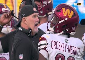 Teair Tart starts fourth quarter with fumble recovery vs. Jacory Croskey-Merritt