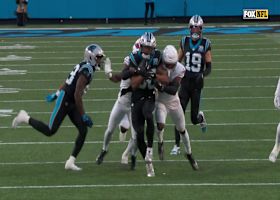 Hubbard's 28-yard dash gets Panthers to doorstep of red zone in overtime