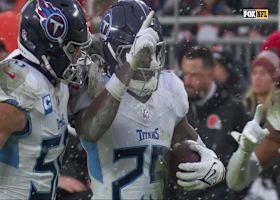 Xavier Woods' INT and ensuing 35-yard return grants Titans access in CLE territory