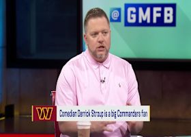 Comedian Derrick Stroup chats it up with 'GMFB' while on tour about his Commanders fandom
