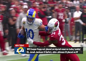 Cooper Kupp not placed on IR today with ankle injury