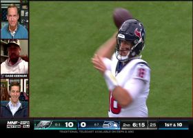 Case Keenum subs in for Kevin Hart