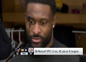 DK Metcalf reflects on the end of the Steelers season