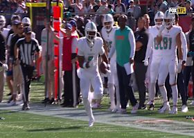 Tyler Huntley locates Jonnu Smith outside for first down catch-and-run