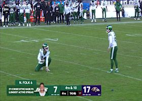 Nick Folk's 42-yard FG shrinks Ravens lead to seven