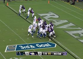 Khalil Herbert breaks the plain for the Colts first TD of the season