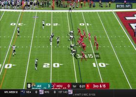 C.J. Stroud's massive deep launch to Dell negated by WR's illegal-shift penalty