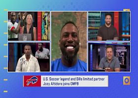 U.S. Soccer legend, Bills limited partner Jozy Altidore on announcing draft pick during '25 draft | 'GMFB'