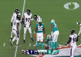 Kyle Hamilton's 3-yard TFL levels De'Von Achane