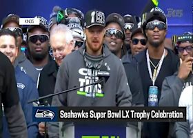Seahawks Super Bowl LX trophy celebration | 'Up to the Minute'