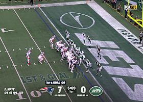 Rhamondre Stevenson's fifth TD run of 2025 boosts Patriots' lead to 13-0 vs. Jets
