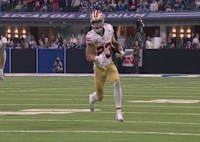 Christian McCaffrey's 24-yard run vs. Colts marks RB's longest carry of 2025 season so far