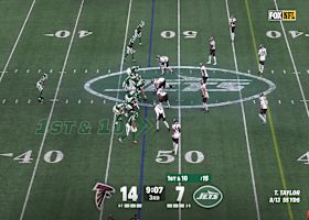 Can't-Miss Play: Adonai Mitchell's first career TD catch comes on 52-yard launch from Taylor