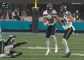 Zach Charbonnet rumbles his way for 29 yards