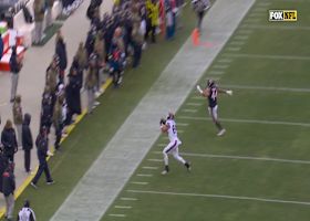 Jaxson Dart zeros in on Theo Johnson for precise toe-drag swag catch