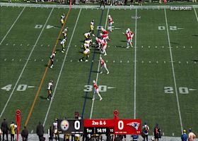 Cameron Heyward drops Drake Maye on Patriots' opening drive