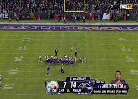 Justin Tucker's 51-yard FG boosts Ravens' lead to 17-7 vs. Steelers