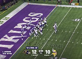 Justice Hill burrows forward for 1-yard touchdown run to cap Ravens' scoring drive