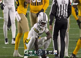 Jordan Love hurls a dime to Romeo Doubs for a 24-yard gain