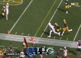 Richardson dashes up field for HUGE fourth-down conversion