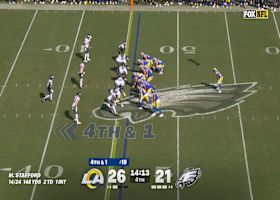 Jordan Davis stonewalls Rams RB on fourth down to give Eagles possession