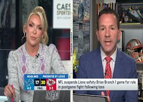 Rapoport reports NFL suspends Lions safety Branch one game following postgame fight vs. Chiefs | 'NFL GameDay Kickoff'