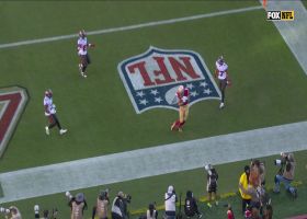 Purdy's third TD pass of day dots wide-open Kittle in back of end zone