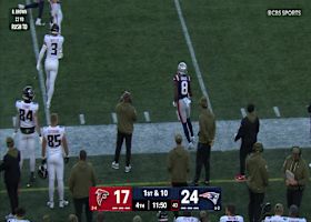 Diggs and Drake get deep! Drake Maye finds Stefon Diggs on 21-yard pass