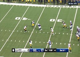 Pittman Jr. secures 17-yard dart from Flacco to keep Colts rolling