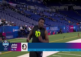 Joshua Farmer runs official 5.11-second 40-yard dash at 2025 combine